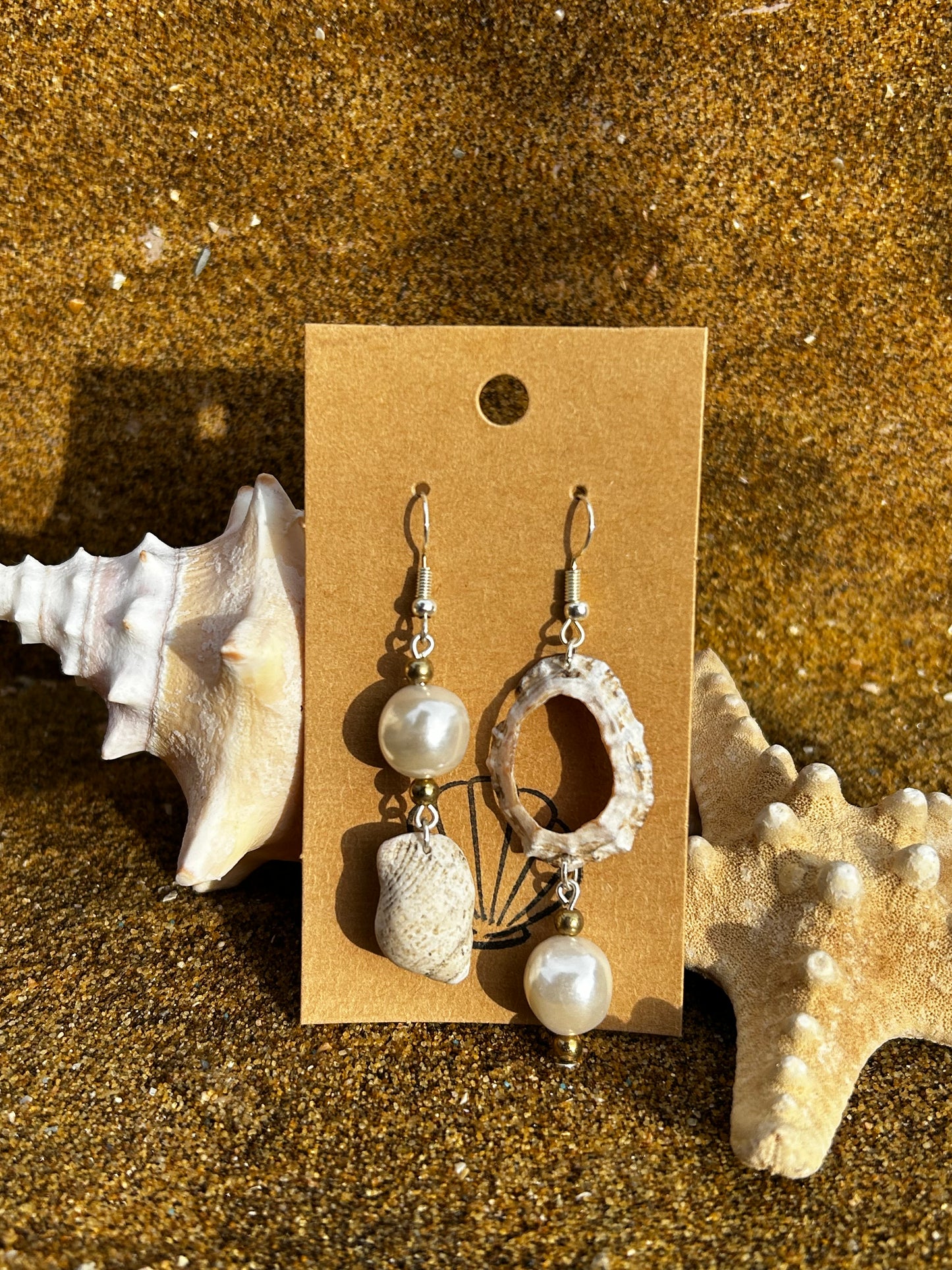 Earrings for Nerina - the Gentle Wave Spirit