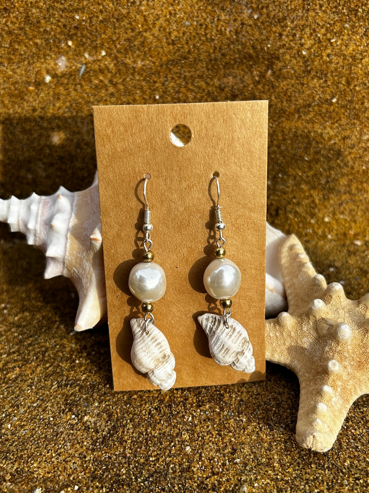 Earrings for Tethys - the Primordial Sea Mother